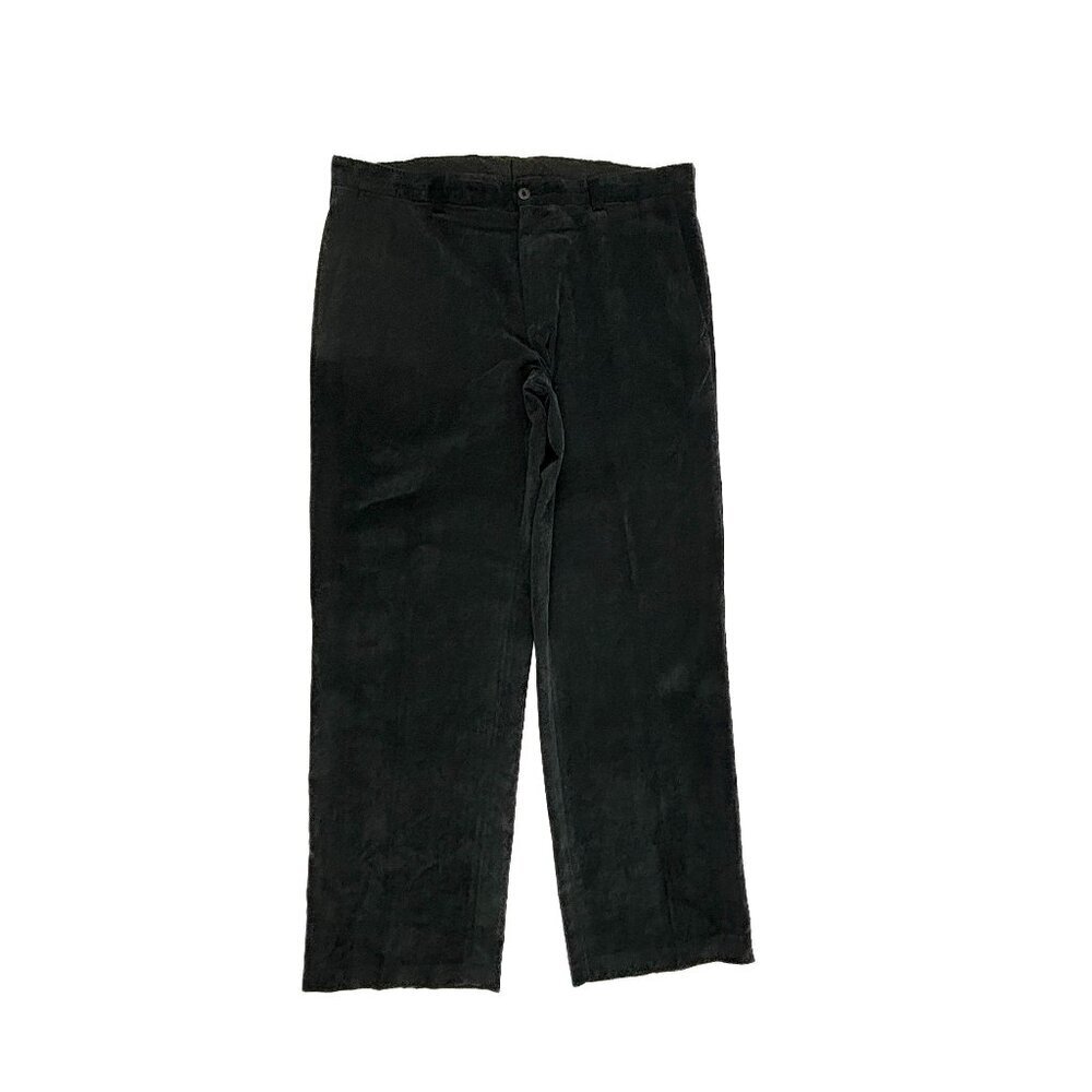 Kenneth Cole Reaction Straight Leg Men's size 36x30‎ Black Corduroy Pants
